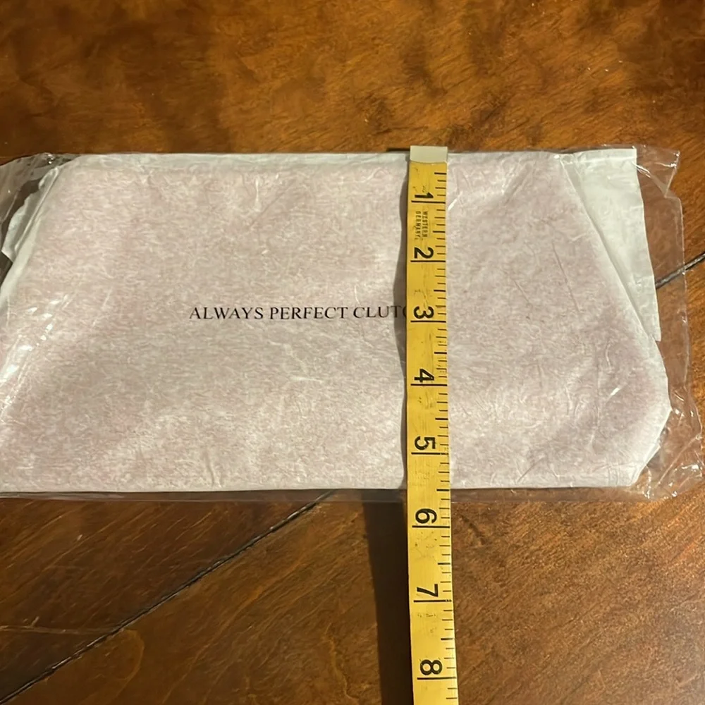 Avon Ruby Red PVC 2001 Always Perfect Clutch NIP